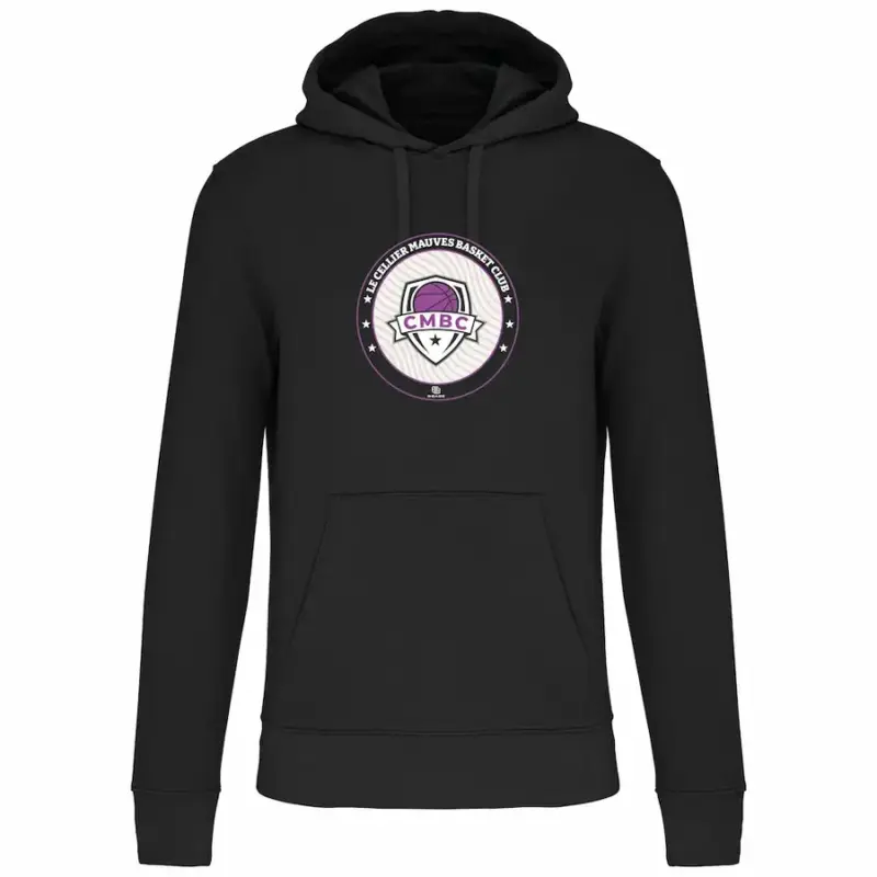 Sweat à capuche CMBC Logo | Le Cellier Mauves Basket Club