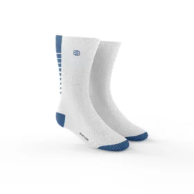 Chaussettes basket UP TIME - Blanc/Bleu