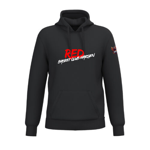 Sweat à capuche RBCM - RED2 - Noir