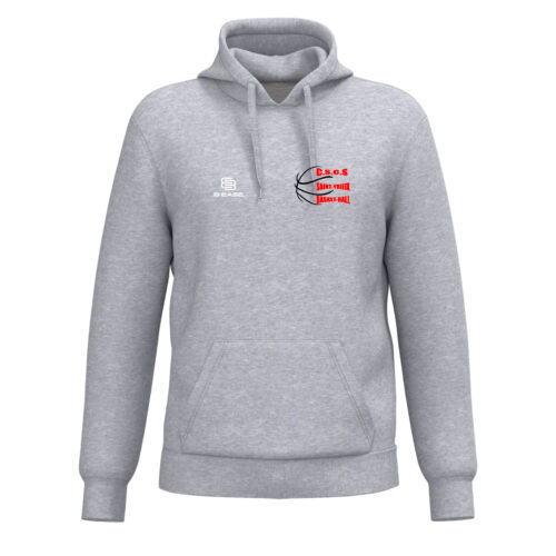 Sweat à capuche Saint Yrieix Basket - Origine - Gris