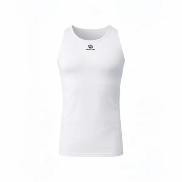 debardeur compression basket blanc