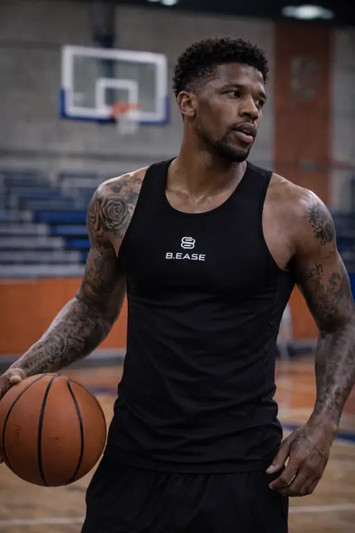 débardeur pour le basketball compression