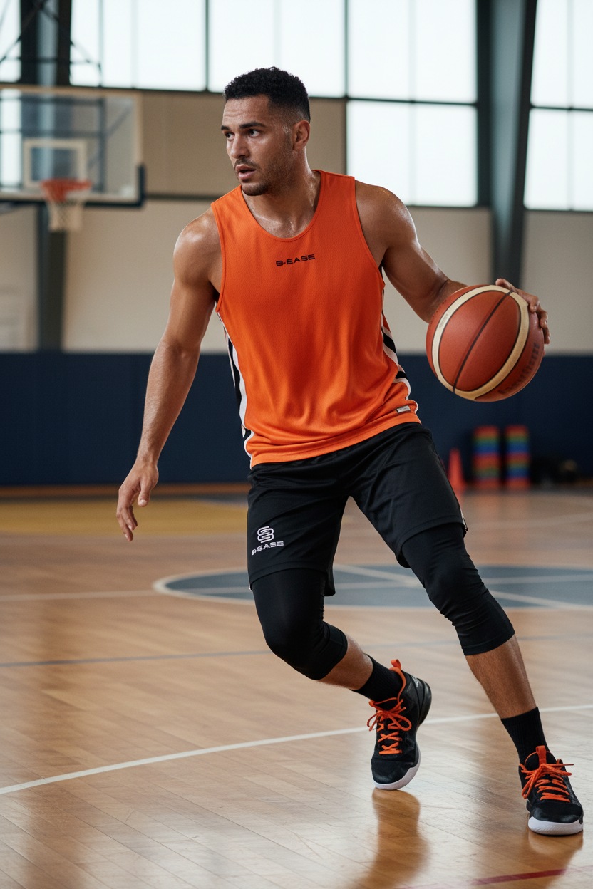 Sous-short de compression basketball B.EASE technique